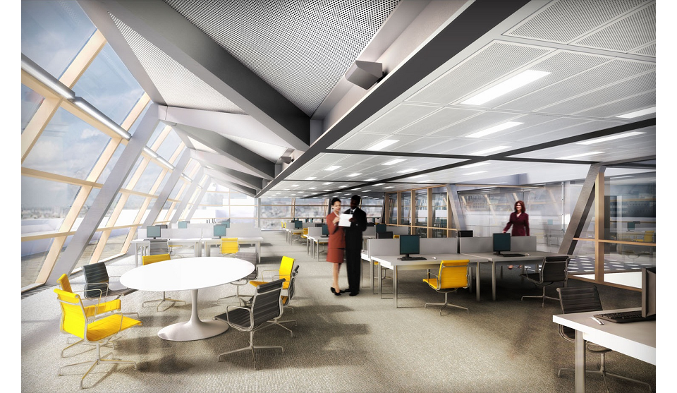 Open-plan office