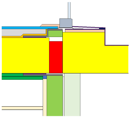 Balcony junction