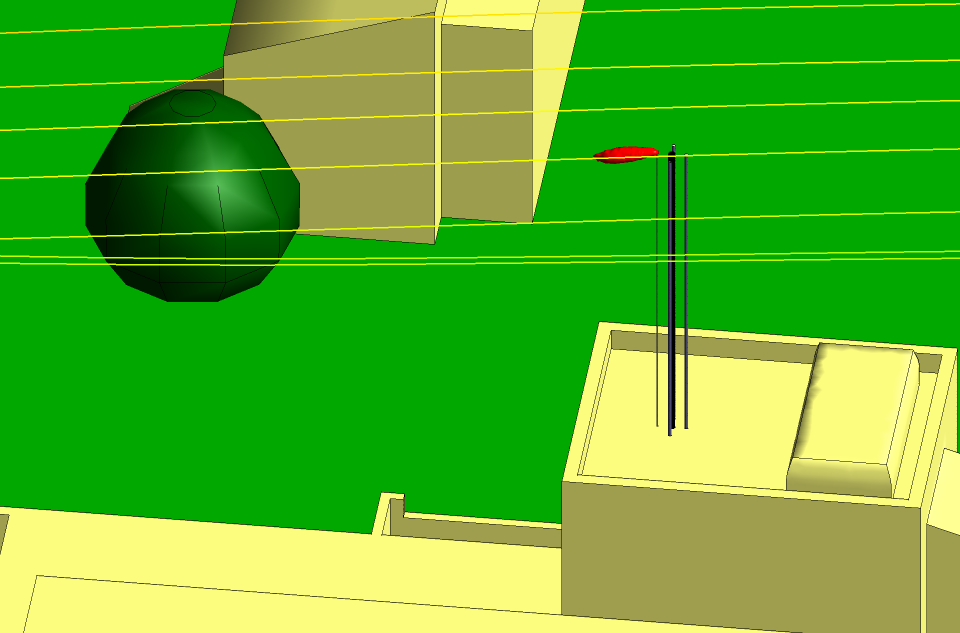 Isosurface for the hydrogen in summer