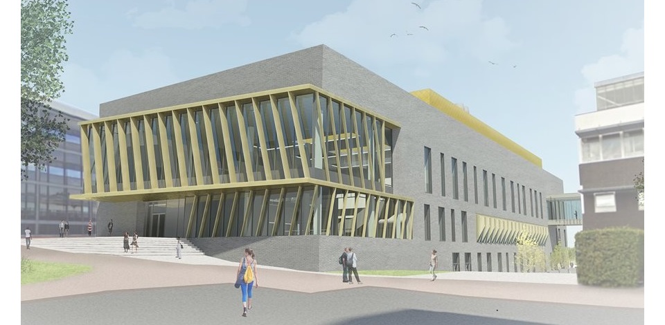 Teaching laboratory seen from the southeast